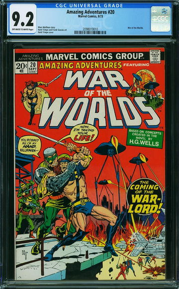 AMAZING ADVENTURES #20, CGC 9.2 NM-