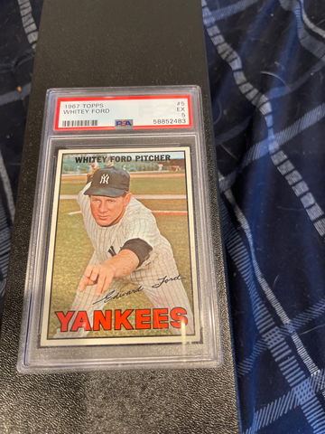 1967 whitey Ford psa 5