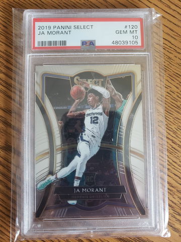 2019-20 Select Premier Ja Morant RC PSA 10