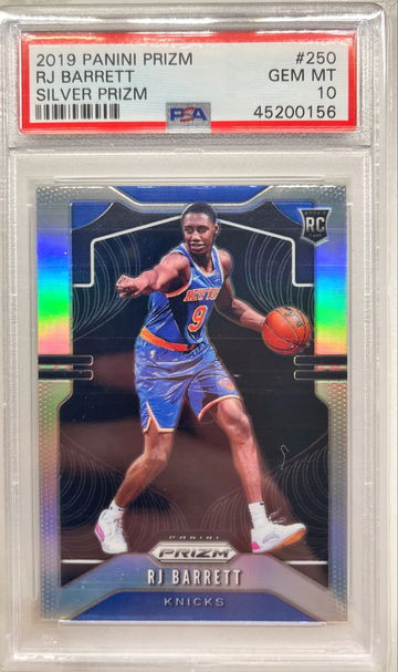 RJ Barrett Silver Prizm PSA 10