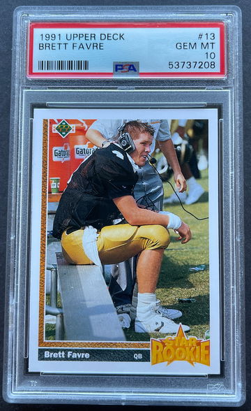 1991 Upper Deck Brett Favre RC #13 PSA 10