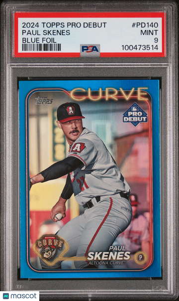 2024 Topps Pro Debut Paul Skenes #PD140 Blue Foil /150 PSA 9
