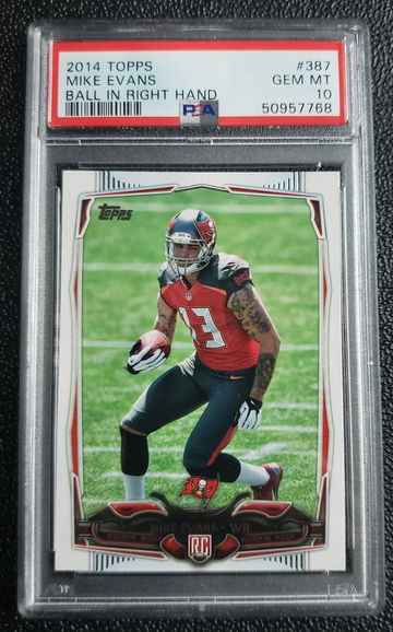 2014 Topps Mike Evans Ball in Right PSA 10