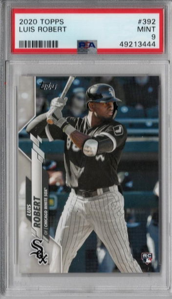 2020 Topps #392 Luis Robert PSA 9 RC Rookie Card Chicago White Sox