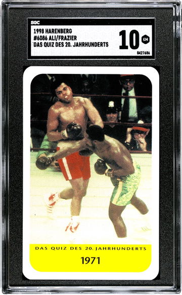 1998 Harenberg Jahrhunderts Muhammad Ali vs Joe Frazier 1 "The Fight" HOF Boxing  SGC 10 POP 2
