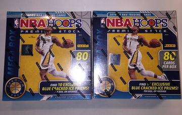 2x 2019 NBA Hoops Premium Mega Box 