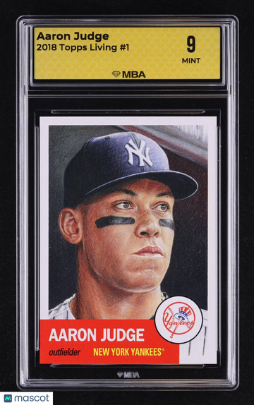 2018 Topps Living Aaron Judge #1 MBA 9