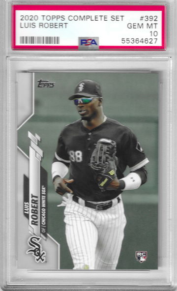 2020 Topps Complete Set Luis Robert PSA 10
