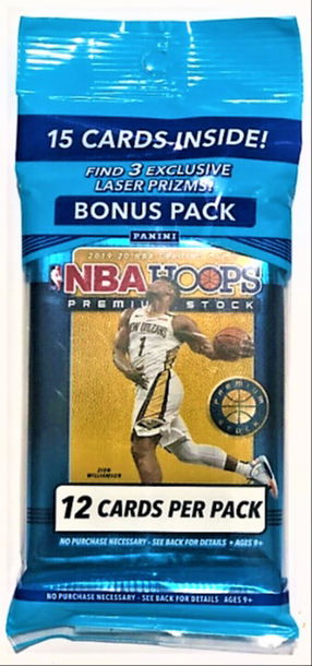 2019-20 Panini NBA Hoops Premium Stock Cello Lot (10)