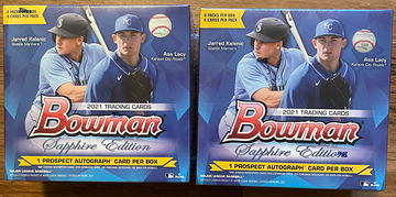 2x 2021 Bowman Sapphire Hobby Box