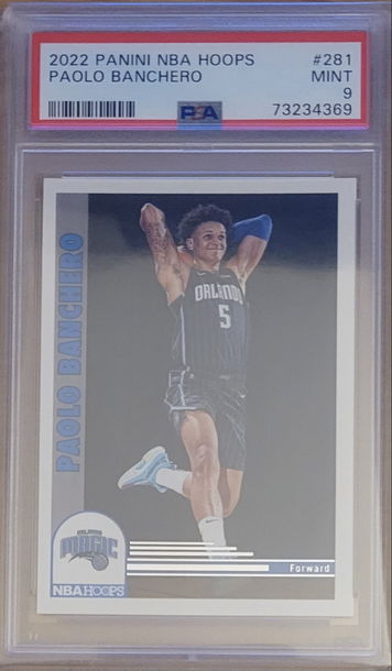 2022 Panini Hoops Paolo Banchero PSA 9