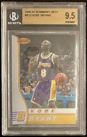 Kobe Bryant 1996 Bowman's Best RC BGS 9.5