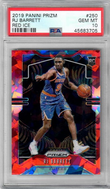 2019 Panini Prizm 250 RJ Barrett Red Ice
