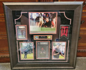 Tiger Woods Upper Deck Signs of a Champion Autograph Beckett Graded Cards- 15 Major Wins/ 5 Masters - WOW!