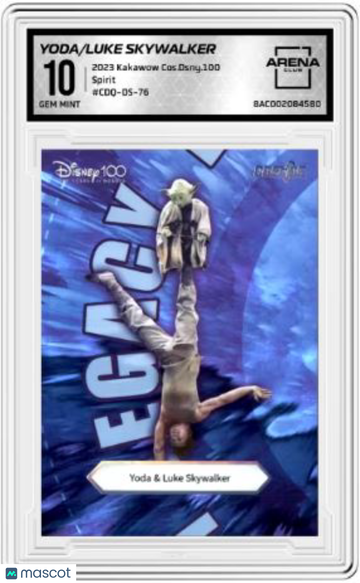 Kakawow Cosmic Disney 100 Yoda/Skywalker #CDQ-DS-76 Arena Club 10