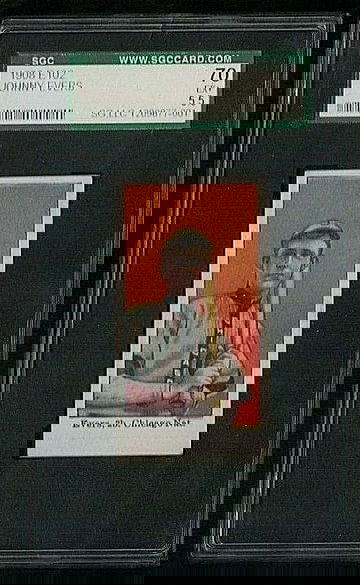 1908 E102 Johnny Evers SGC 70 Ex plus Set of 25 Baseball Players