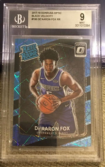 De’Aaron Fox 2017 Optic Black Velocity /39