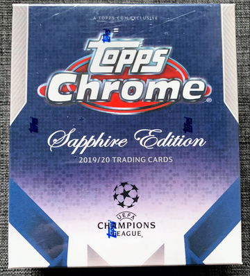 2019-20 Topps Chrome UEFA Champions League Sapphire Box