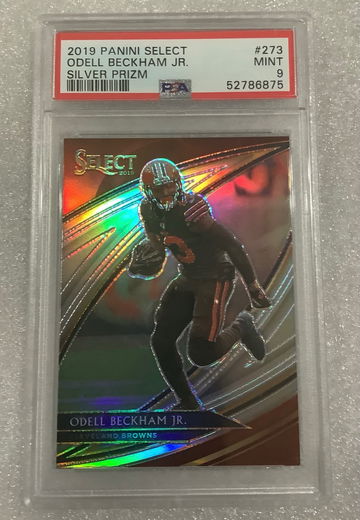 2019 Select Silver Odell Beckham Jr Silver Field level Psa 9 Browns 