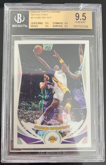 Kobe Bryant 2004-05 Topps Chrome Refractor BGS 9.5