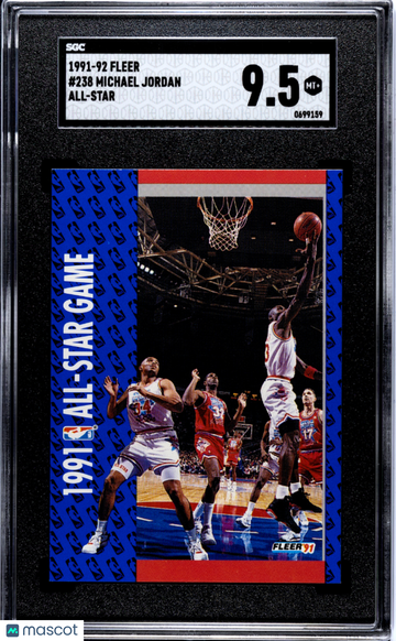 1991-92 Fleer Michael Jordan #238 All Star SGC 9.5