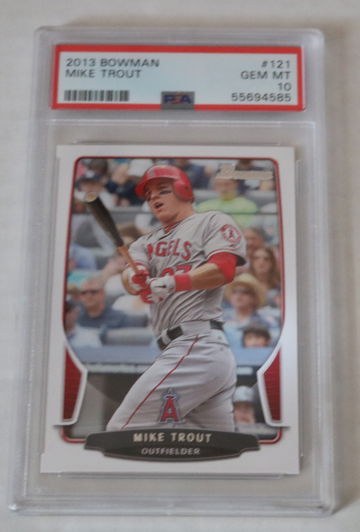 2013 Bowman Mike Trout PSA 10