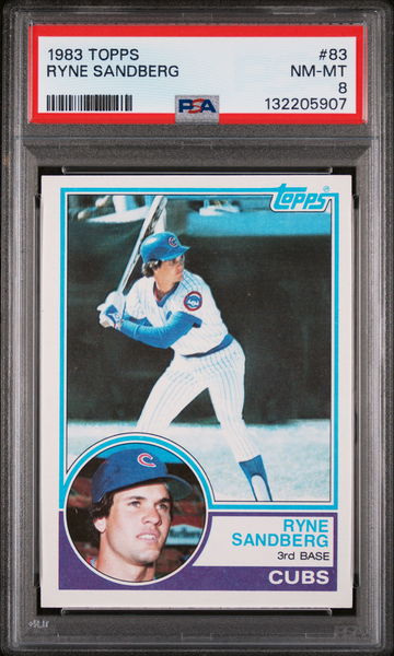 1983 Topps Ryne Sandberg #83 PSA 8