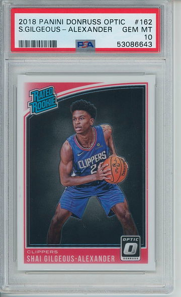 2018 Shai Gilgeous-Alexander Optic PSA 10 Gem-Mint