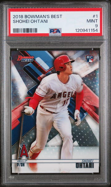2018 Bowman's Best Shohei Ohtani #1 PSA 9
