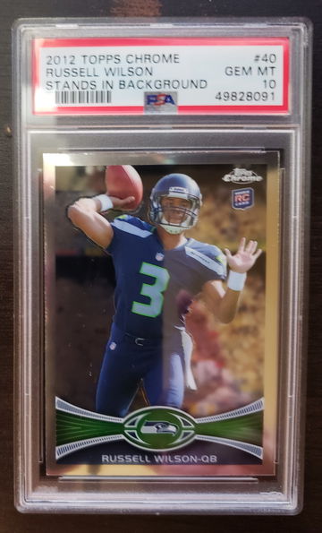 2012 Topps Chrome Russell Wilson RC #40 PSA 10