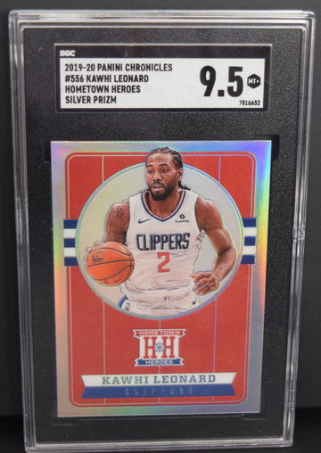 2019 Chronicles Hometown Heroes Silver Kawhi Leonard SGC 9.5