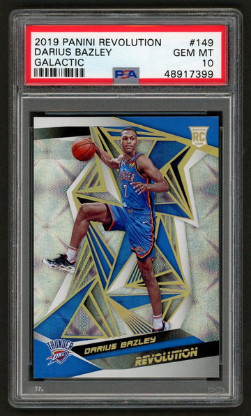 2019 Darius Bazley Panini Revolution Galactic PSA 10 POP 2