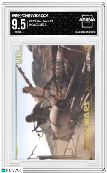 2023 Star Wars PR Rey/Chewbacca #SW01UR19 Arena Club 9.5
