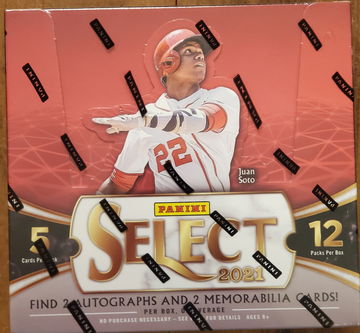 2021 Panini Select Baseball Hobby Box