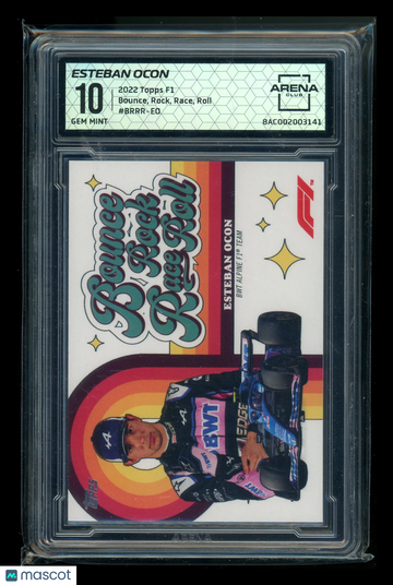 2022 Topps F1 Bounce, Rock, Race, Roll Esteban Ocon #BRRR-EO Arena Club 10