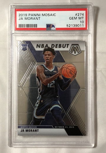 2019 PANINI CHRONICLES, #274 JA MORANT GEM- MINT 10