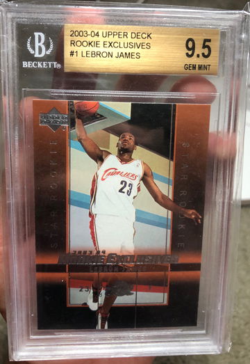 Lebron James Upper deck rookie BGS 9.5 #1