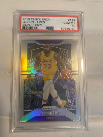 2019 Prizm Silver Lebron James PSA 10