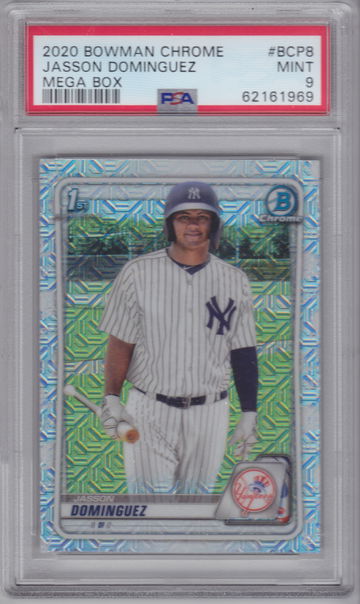 2020 Bowman Chrome Jasson Dominguez Mega Box BCP8 PSA 9