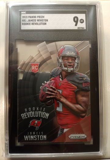 2015 Prizm James Winston Rookie Revolution RC SGC 9