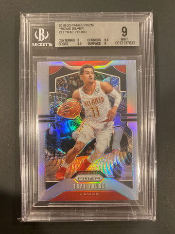 Trae Young Silver Prizm 