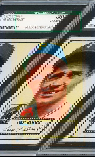 1952 Topps Ted Beard #150 SGC 80 P1335