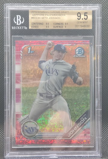 2019 Bowman Sapphire Padparadscha 1/1
