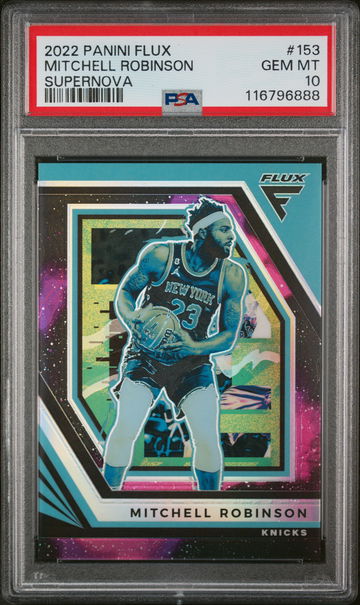 2022 Panini Flux Supernova Mitchell Robinson #153 /75 PSA 10