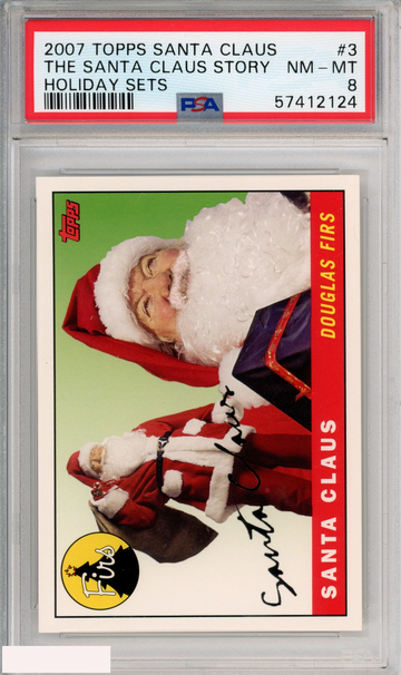 2007 TOPPS SANTA CLAUS THE SANTA CLAUS STORY #3 HOLIDAY SETS PSA 8 NM-MT