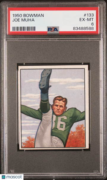 1950 Bowman Joe Muha #133 PSA 6