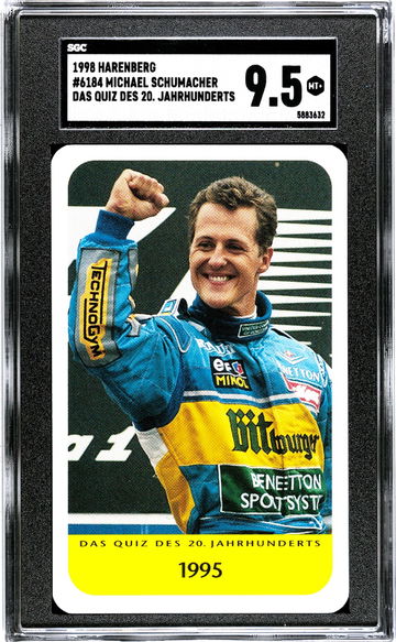 1998 Harenberg Jahrhunderts Michael Schumacher Formula 1 F1 Ferrari  SGC 9.5 POP 3