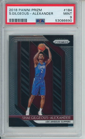 2018 Shai Gilgeous-Alexander Prizm PSA 9 Mint