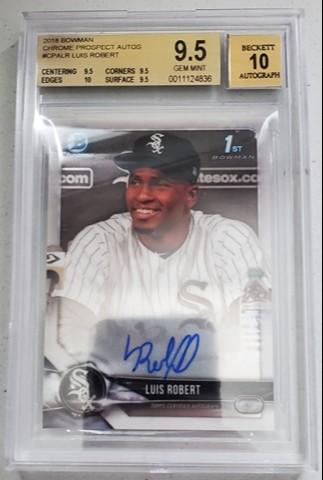 Luis Robert Bowman Chrome Auto GEM+