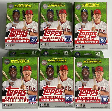 (6) 2019 Topps Series 2 Hanger 